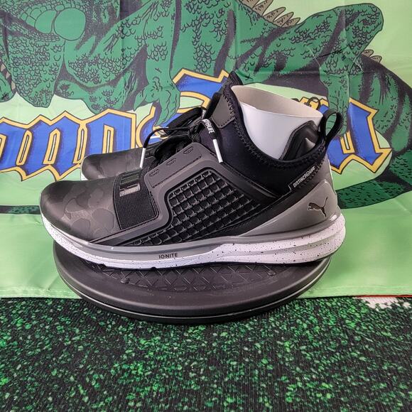Puma Ignite Limitless Distinct Life 190445-01 Men\'s Black Athletic Shoes Sz 9.5 main image 8